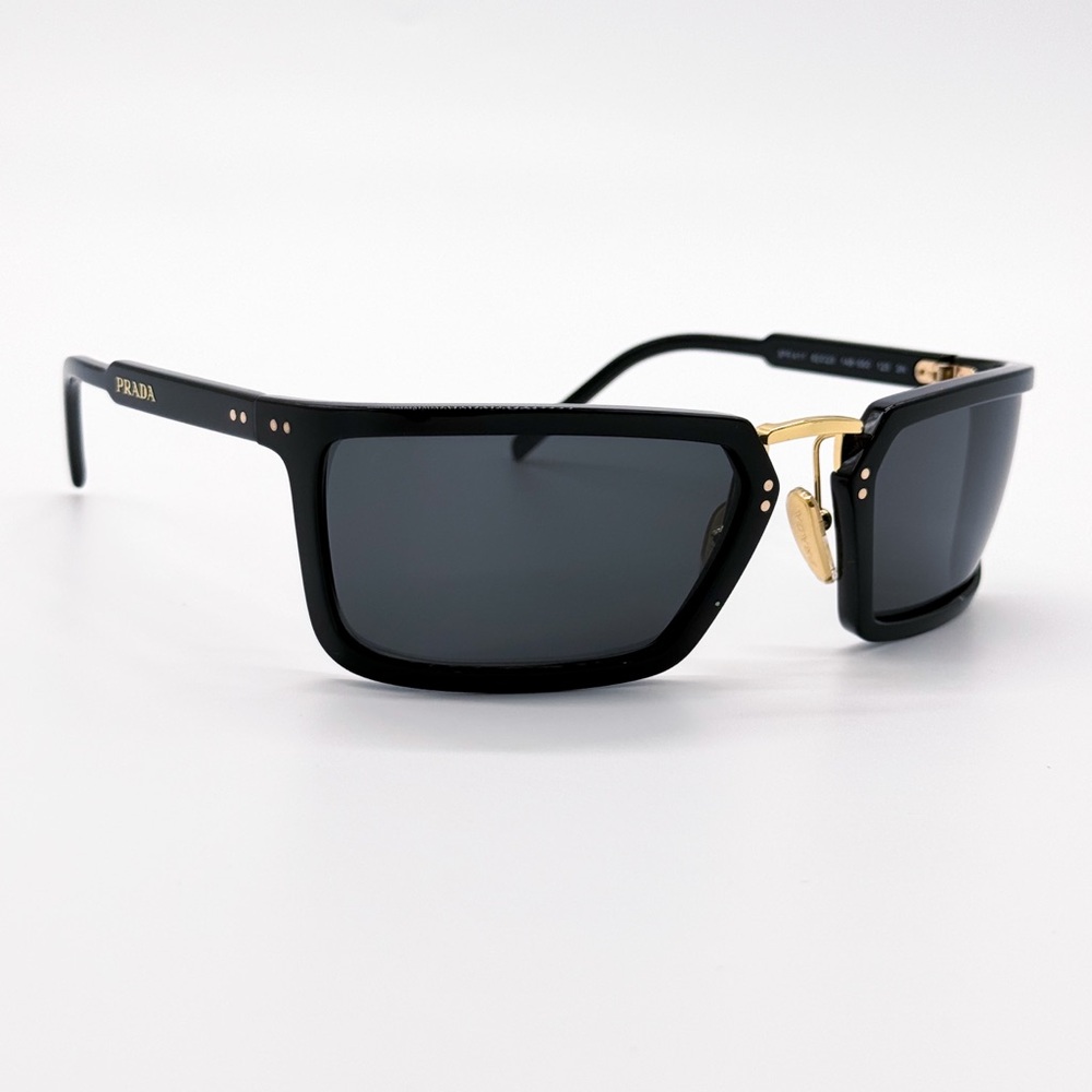 NEW PRADA PRA11S 1AB5S0 UNISEX SUNGLASSES SPR A11 1AB5S0 BLACK PR A11S